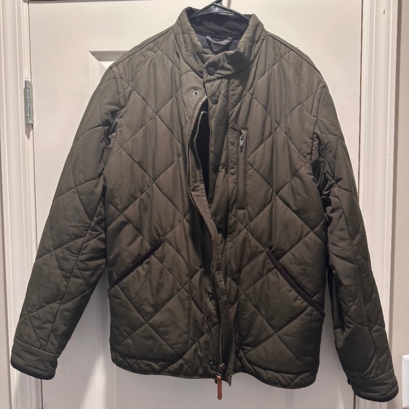 J. Crew | Jackets & Coats | J Crew Sussex Quilted Jacket Evergreen Moss ...